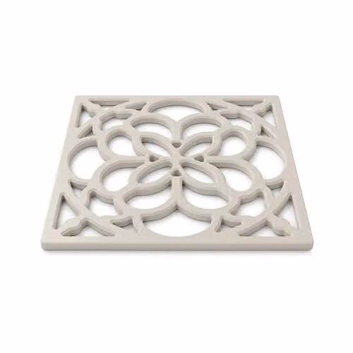 Zeal Square Silicone Non-Slip Trivet Mat in Beige, W/D/H: 18 x 18 x 1 cm – 1
