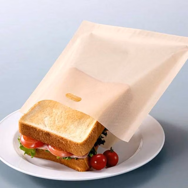 Sealapack Reusable Toaster Bags in Brown and Beige, Pack of 2