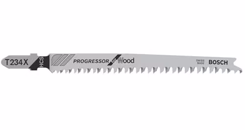 Bosch T 234 X Progressor Wood Jigsaw Blades, Pack of 5, Silver – 1
