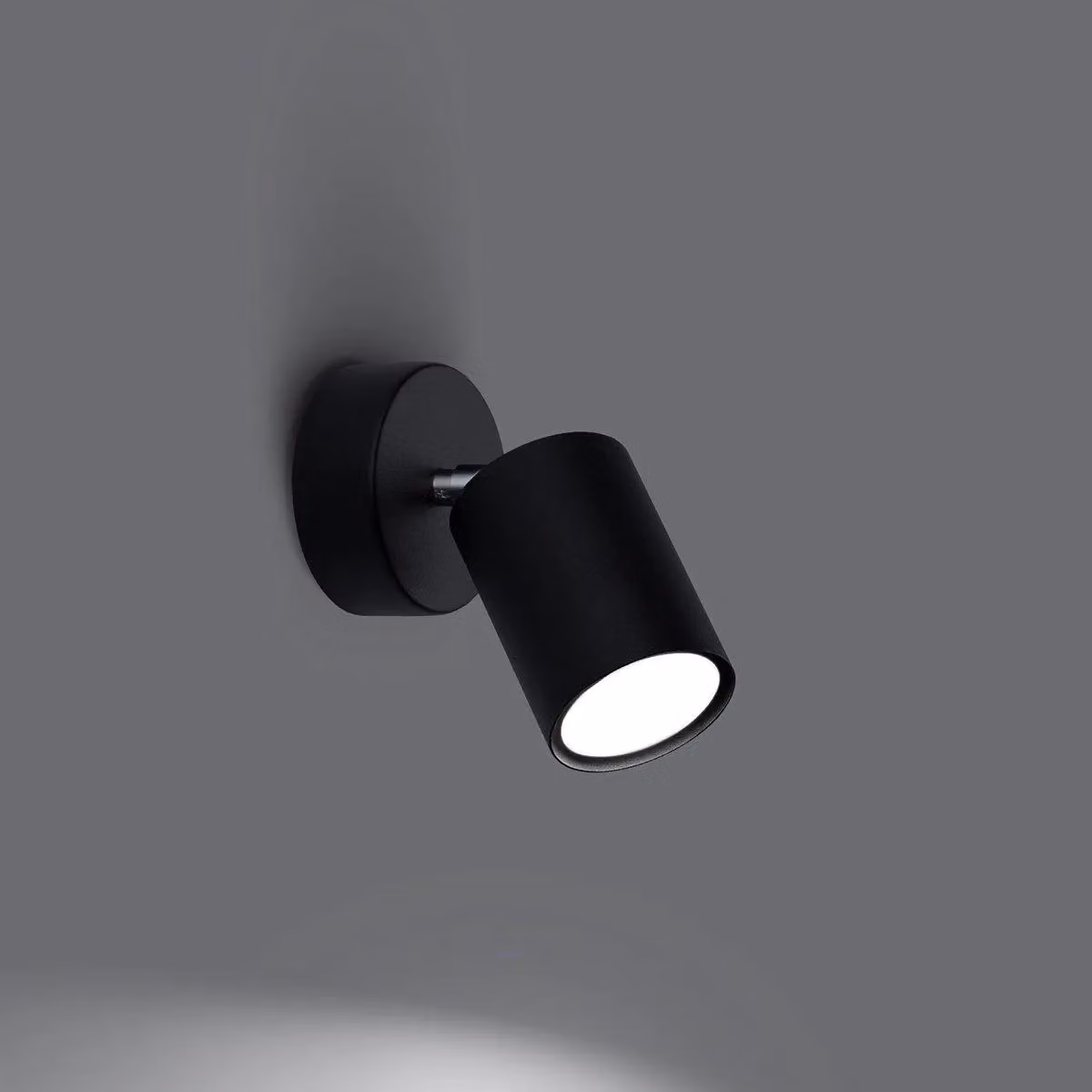 Sollux Lighting Minimalist Black Metal LED Wall Lamp W/D/H: 18.5 x 8 x 8 cm – 3