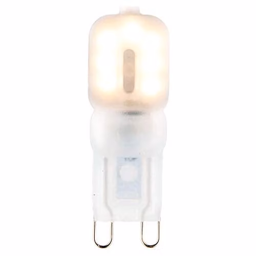 Loops 2.5W LED G9 Capsule Light Bulb, Warm White 3000K, 200 Lumen, White, 48 x 16 mm