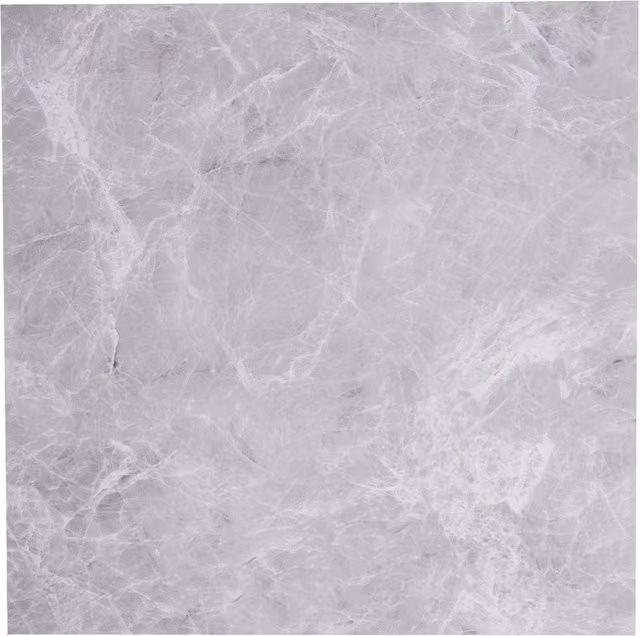Garden Sanctuary 24 Piece Marble Texture Self-Adhesive PVC Flooring in Light Grey and White Stone Look