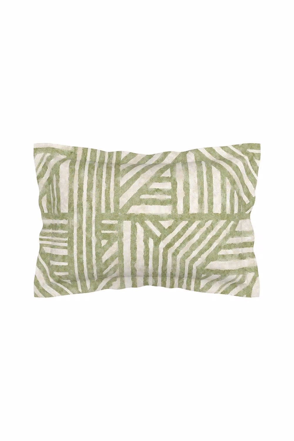 Harlequin Crater Cotton Duvet Cover and Pillowcase Set in Green, W/D/H: 140 x 200 cm and 60 x 40 cm – 2
