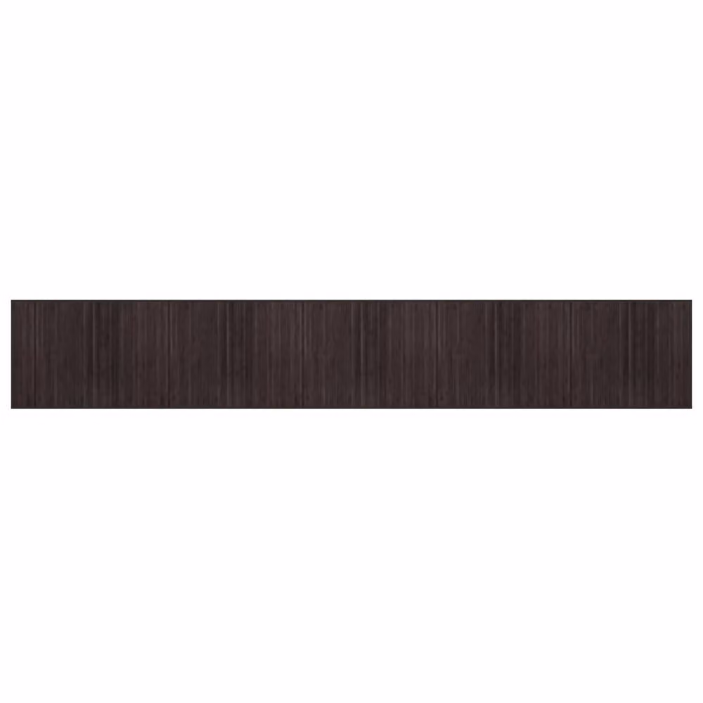 Berkfield Home Rectangular Bamboo Rug in Brown, W: 80 cm x L: 1000 cm – 2