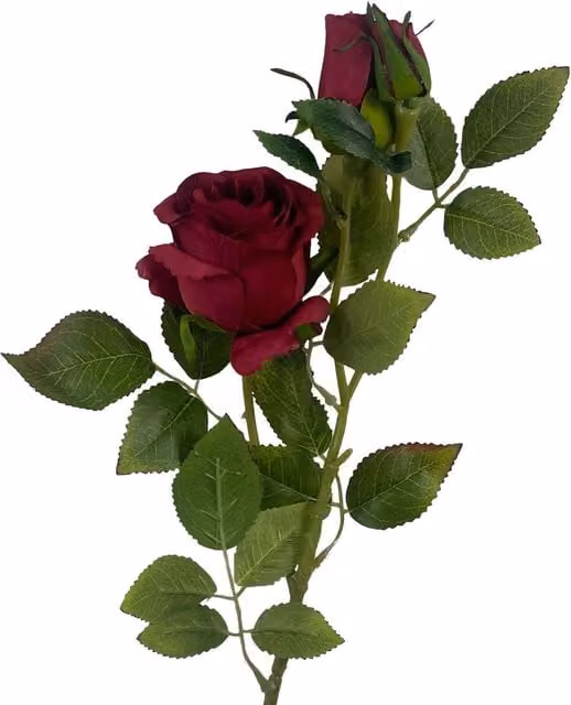 Leaf UK Red Artificial Rose Flower, Height: 60 cm