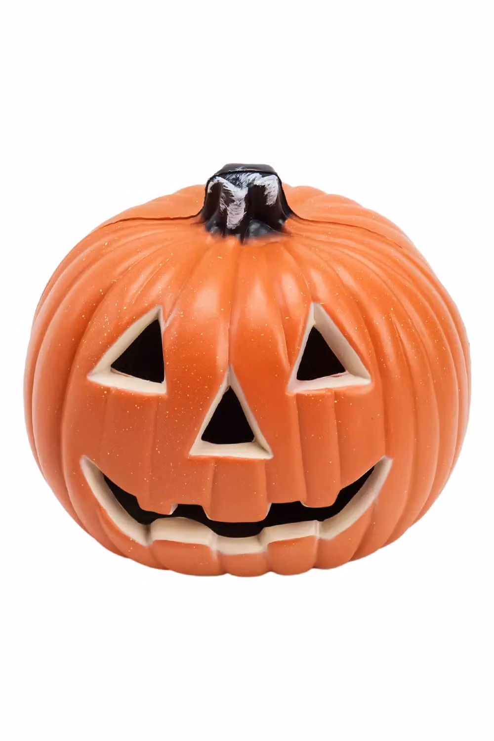 Living and Home Orange Halloween LED Pumpkin Lantern Tabletop Plastic Decoration W: 20 cm, H: 18 cm – 2