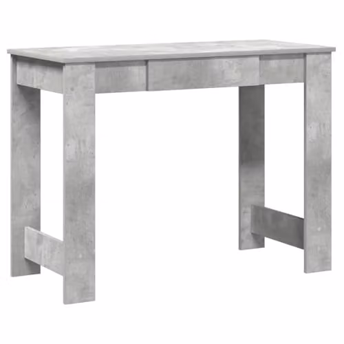 vidaXL Writing Desk in Grey Industrial Style, W/D/H: 100 x 45 x 75 cm