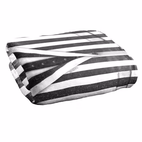 Beetlejuice Striped Suit Silky Touch Super Soft Fleece Throw Blanket in White, W/D/H: 152 x 127 cm – 2