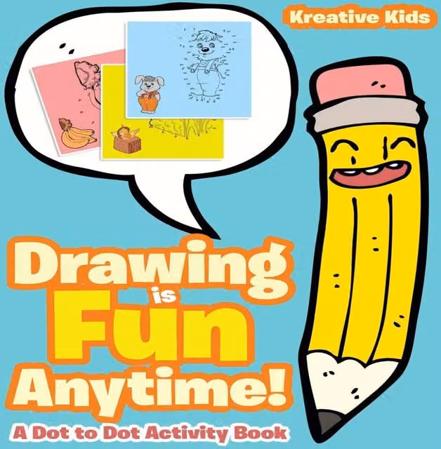 Kreative Kids Dot to Dot Activity Book, Multicolour Paperback