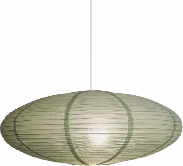 Nordlux Villo Retro Paper Lampion Lamp Shade, Green, Diameter: 60 cm