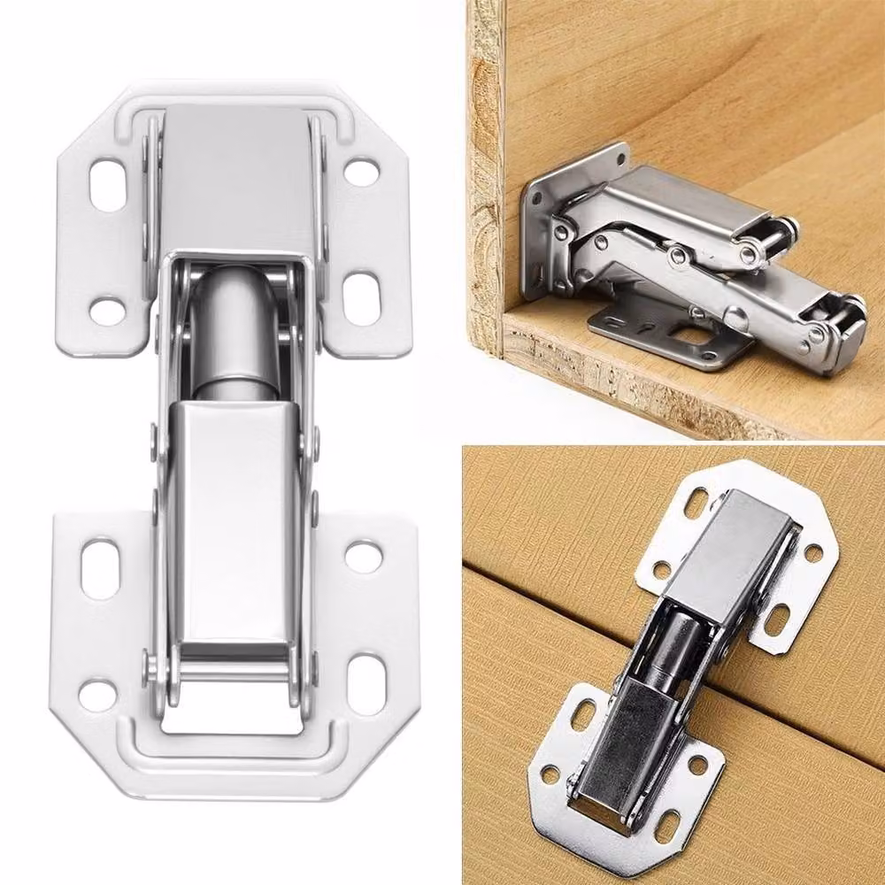 KORVIXA 20 Pack Soft Close Quick Release Concealed Cupboard Hinges in Silver – 3