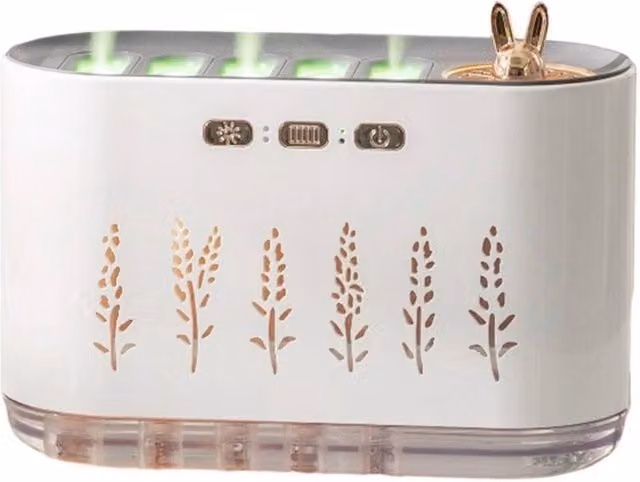SPETLEK LED Essential Oil Diffuser and Ultrasonic Aroma Humidifier in White