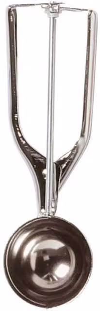 Chef Aid Silver Metal Bow Action Ice Cream Scoop