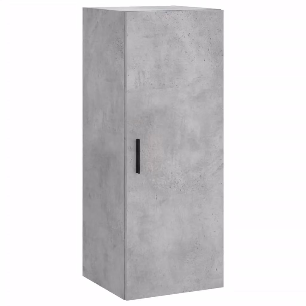 Berkfield Home Wall Mounted Cabinet in Grey with Hinged Doors, W/D/H: 34.5 x 34.0 x 90.0 cm – 2