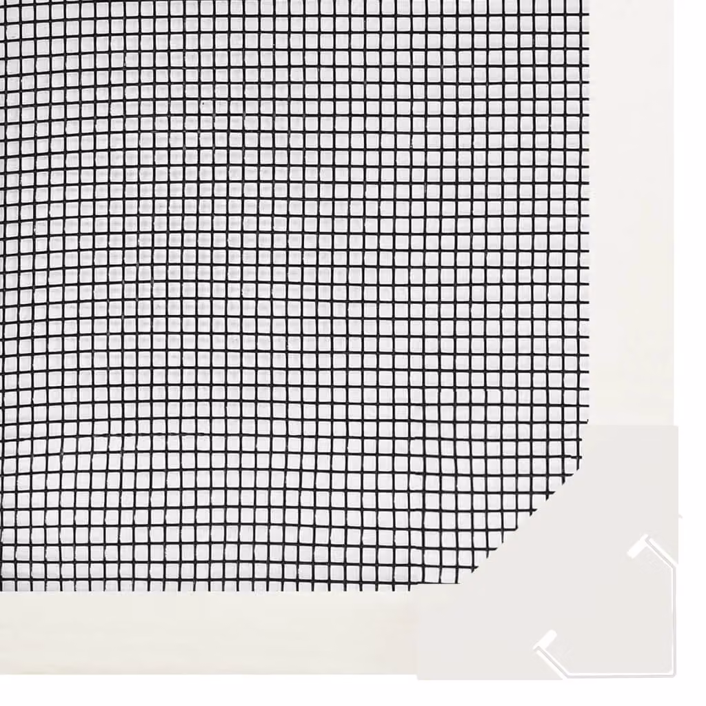 Berkfield Home Magnetic Fibreglass Insect Screen for Windows, White, W: 80 cm, H: 120 cm – 3