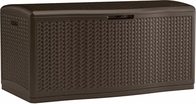 Rowlinsons Minnesota 469L Storage Box in Java Brown, W: 134 cm, D: 74 cm, H: 66 cm