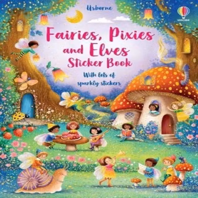 Usborne Fiona Watt Fairies, Pixies & Elves Multicolour Sticker Book Paperback