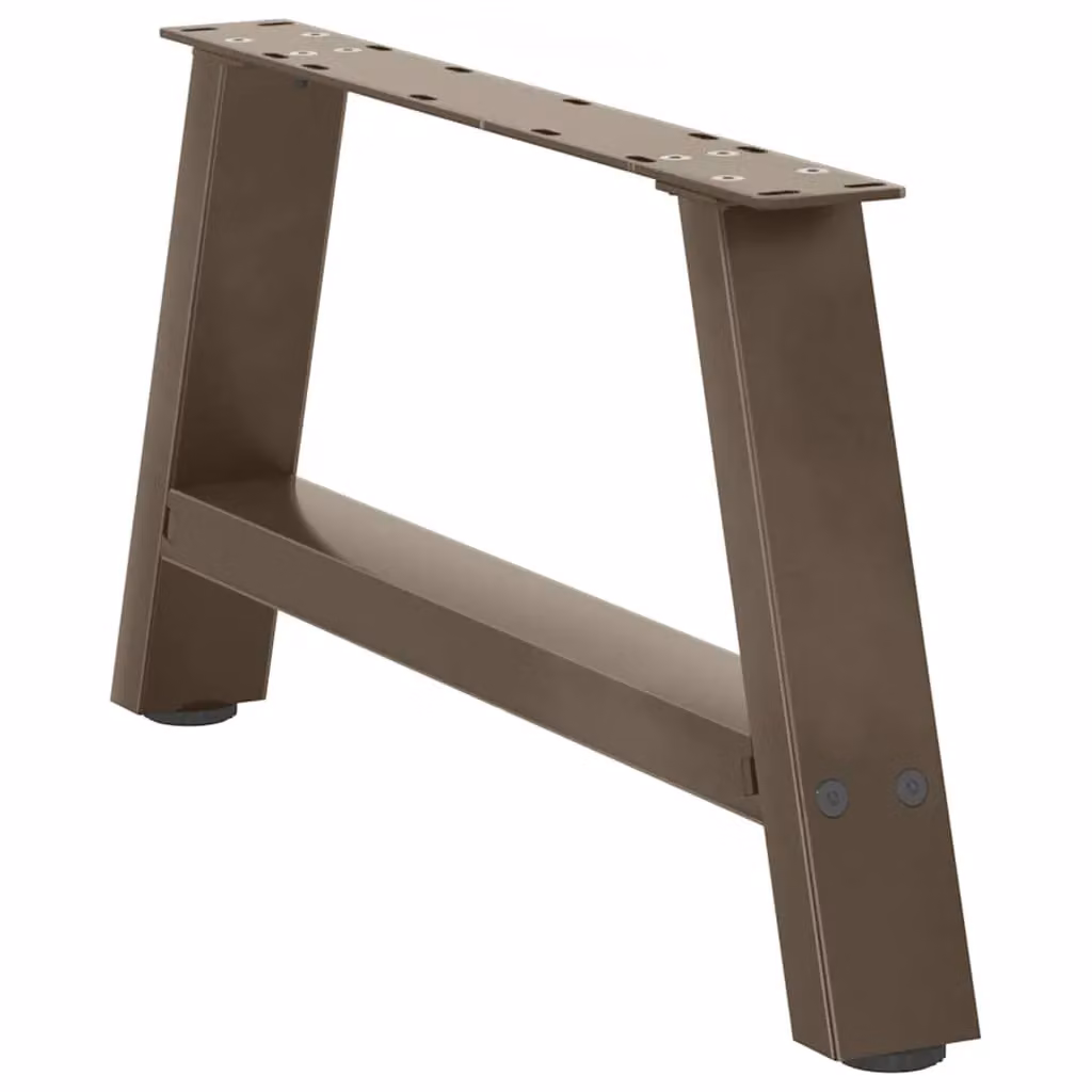 Berkfield Home A-Shaped Steel Coffee Table Legs, 2 Pieces, Black Matt, H 70 cm x W 30.5 cm – 2