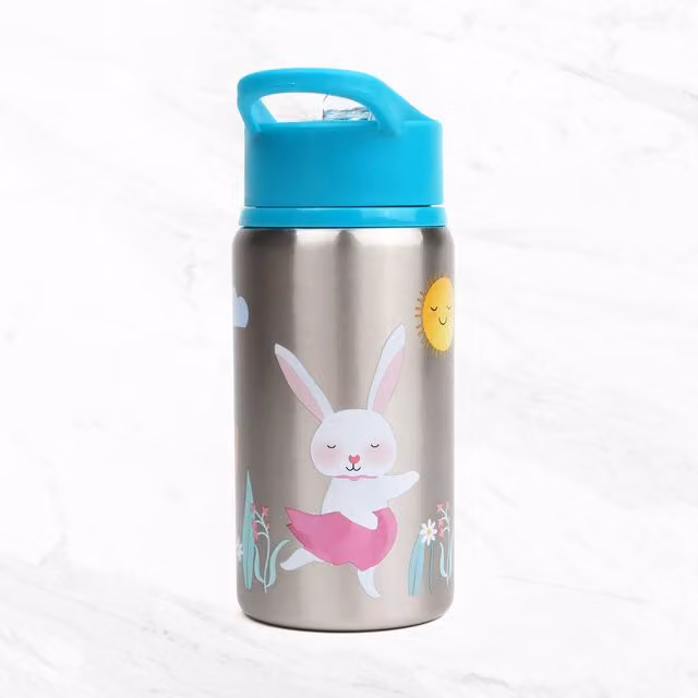 Myga Children's Animal Kingdom Metal Water Bottle, Blue, 500ml – 1