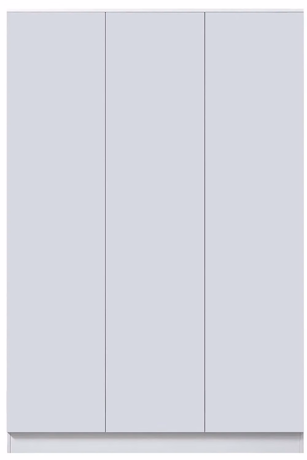 FWStyle Large Triple 3 Door Matt White Wardrobe with Soft Close Doors – 2