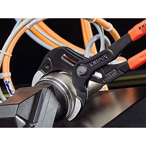 Knipex Plastic Pipe Gripping Pliers in Black and Red, 250 mm – 4