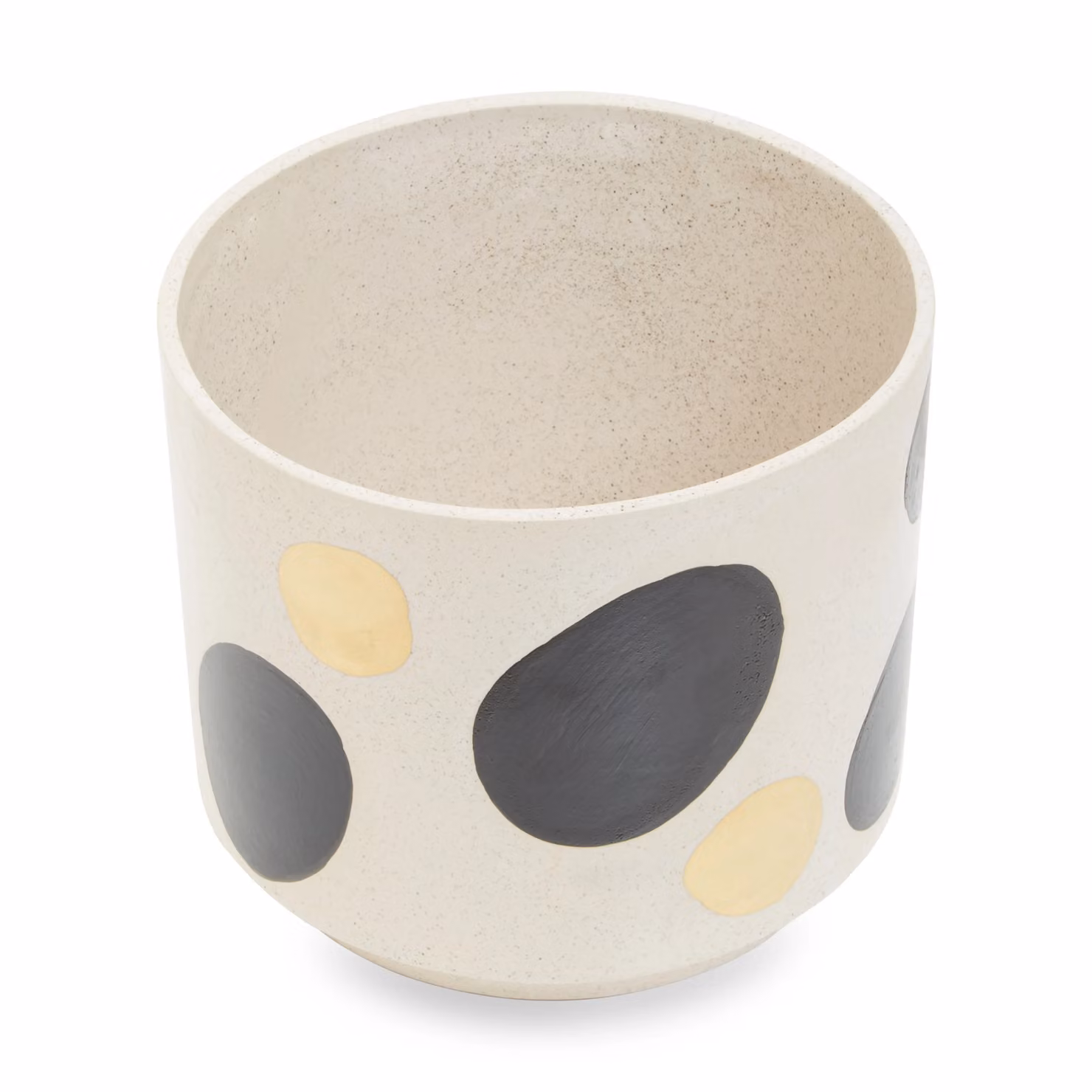 Orsina White Dotted Ceramic Tabletop Planter – 2