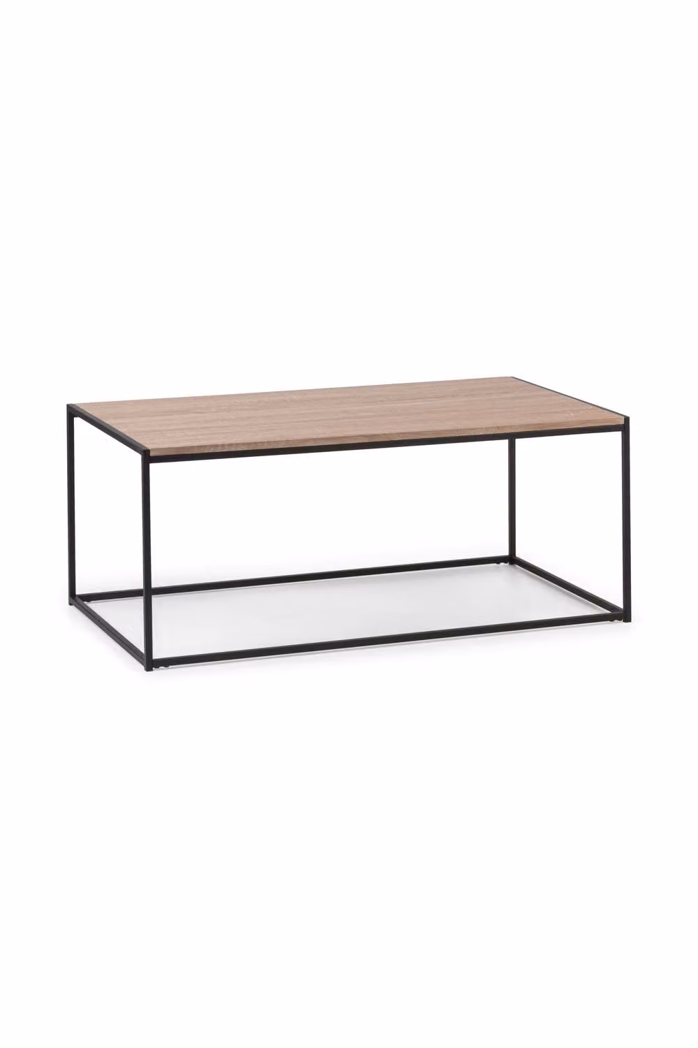 Julian Bowen Tribeca Rectangular Coffee Table in Brown and Black, W/D/H: 110 x 60 x 45 cm – 4