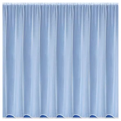 Tyrone Textiles Albany Plain White Net Curtain Panel, W/H: 200 x 137 cm