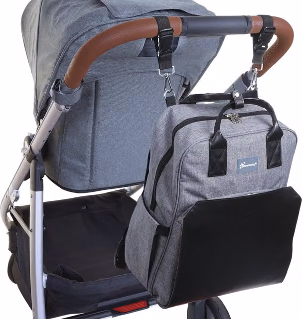 Dreambaby Changing Backpack with Change Mat - Grey