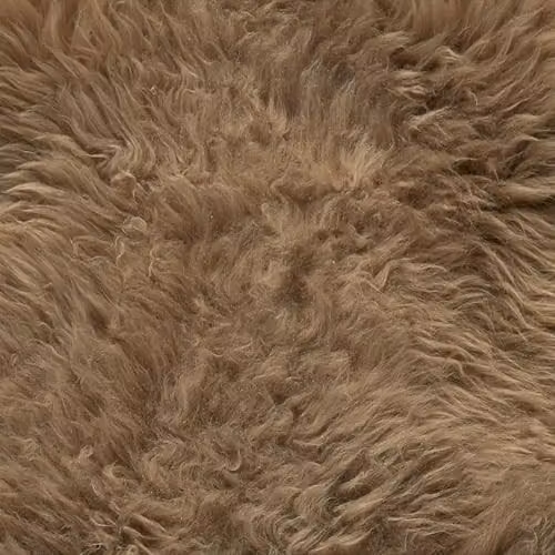 Simply Sheepskin Beige Rectangular Wool and Fur Rug, W: 90 cm, D: 60 cm – 3