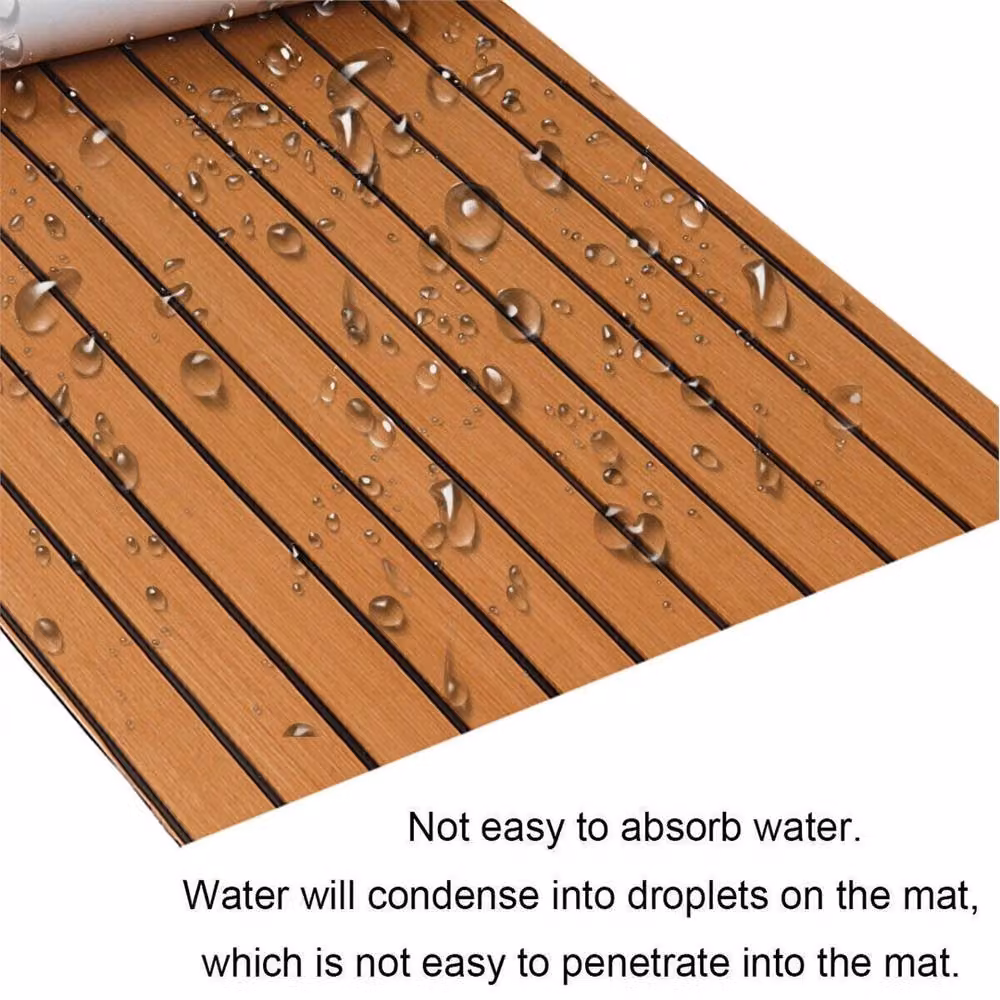 Nordara EVA Foam Teak Marine Boat Flooring Mat in Brown – 4