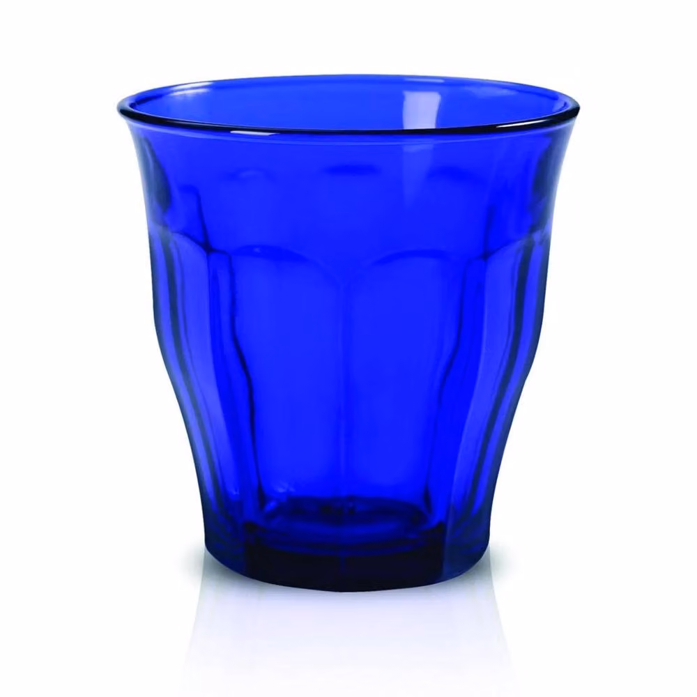 Duralex Set of 6 Blue Glass Tumblers, 250ml each – 3