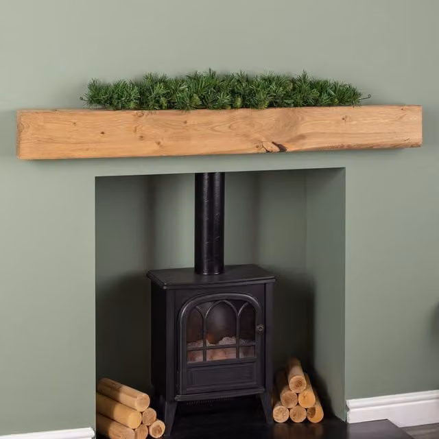 Samuel Alexander Green Artificial Kateson Fir Christmas Swag with 108 Tips, Width: 90 cm