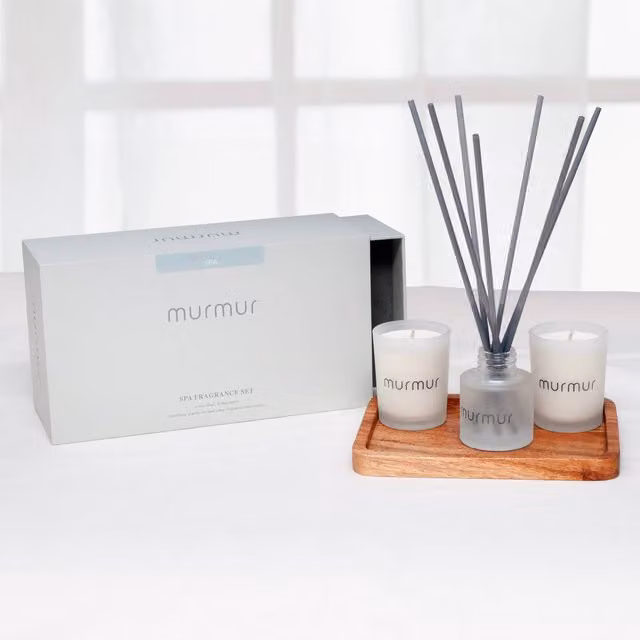 Murmur Spa Fragrance Gift Box in White