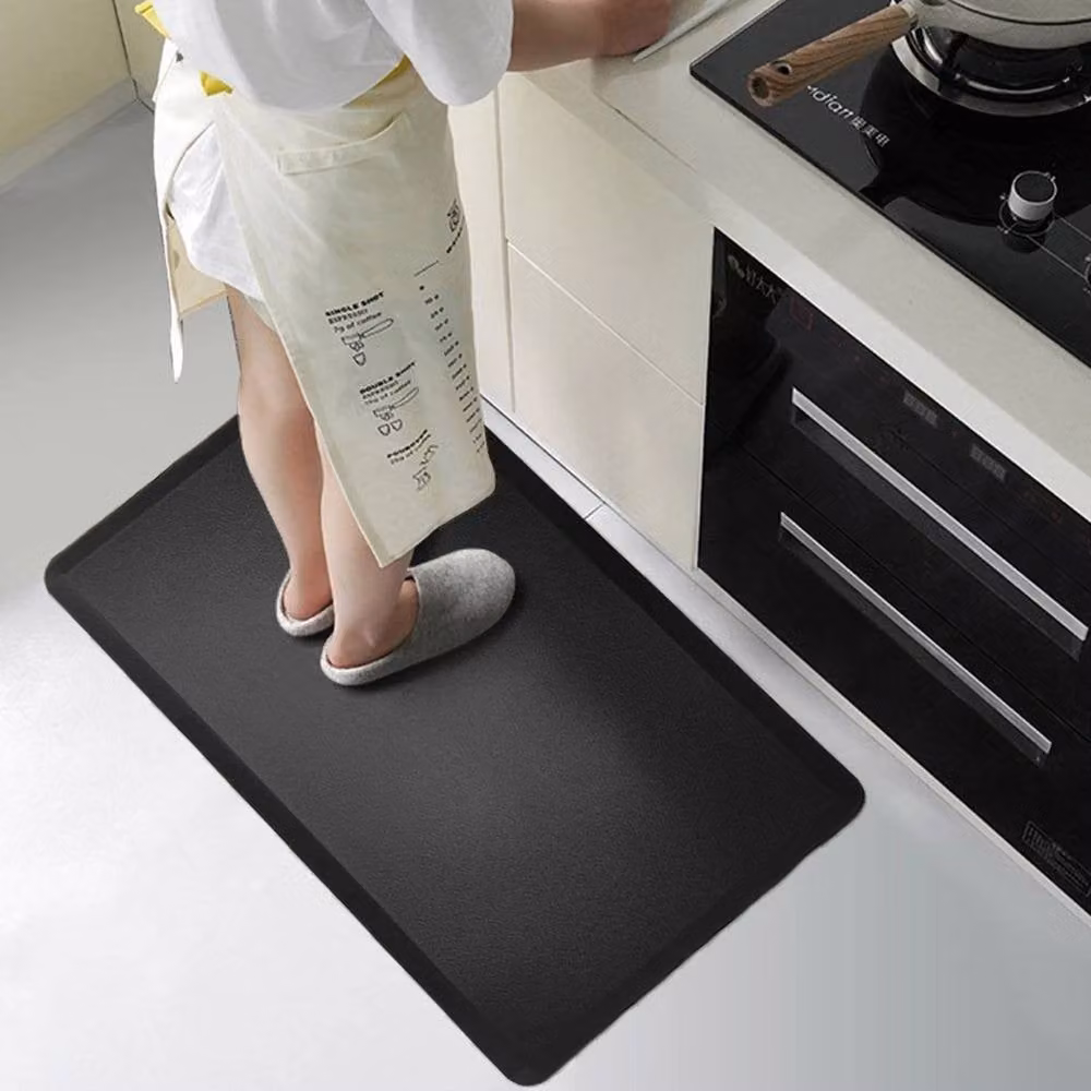 NESTLUNE Black Anti Fatigue Kitchen Mat, Non Slip Standing Floor Mat, W/D: 100 x 110 cm – 4