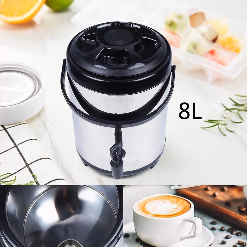 PAWNORA Insulated Hot Water and Beverage Dispenser, 8 l, Silver – 5