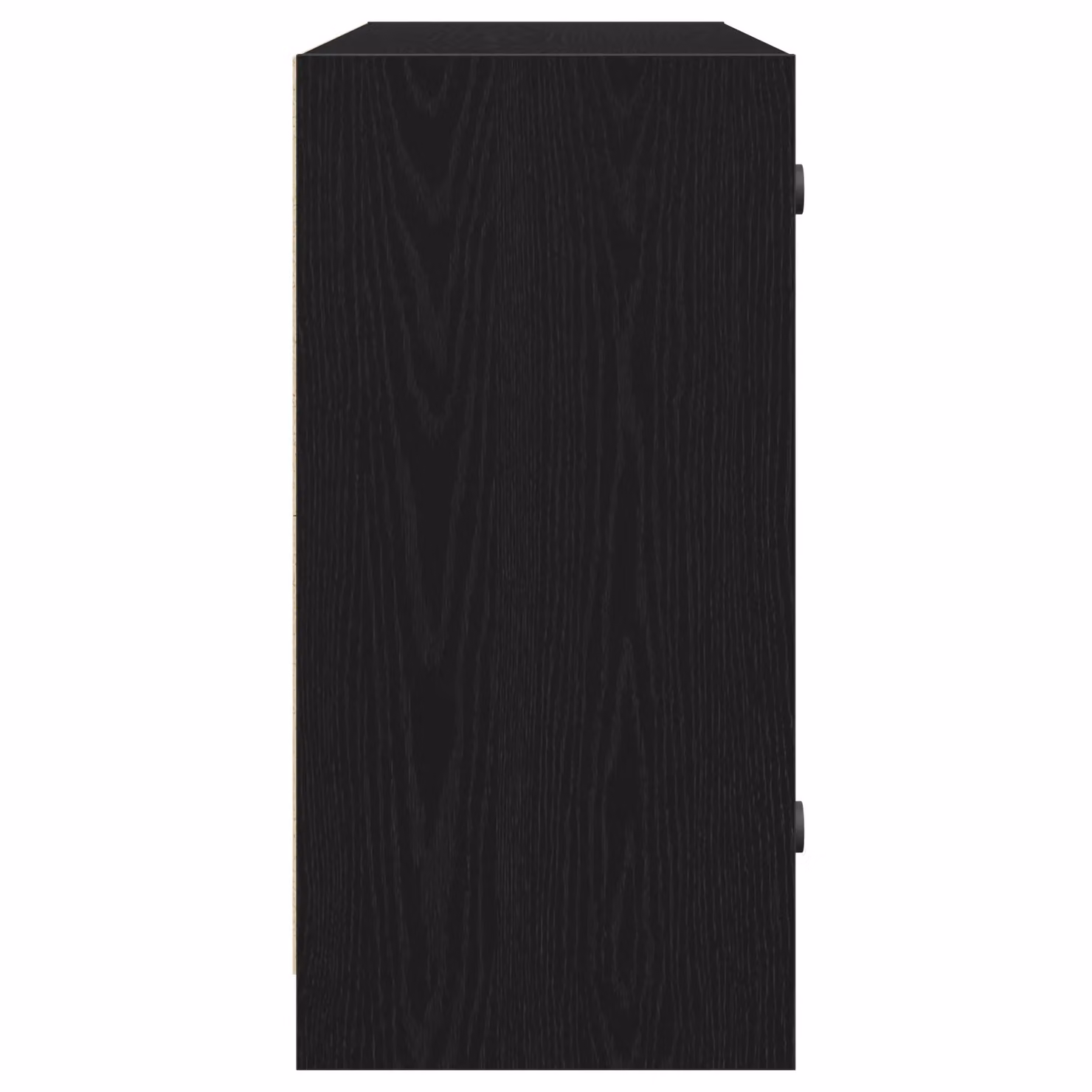 Berkfield Home Black Oak Sideboard, W/D/H: 102 x 37 x 75 cm – 3