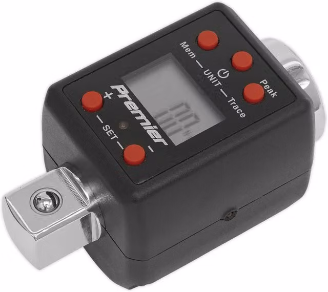 Loops Digital Torque Adaptor with LCD Display, 3/4 inch Sq Drive, 200 to 1000 Nm Range, Black and Multicolour