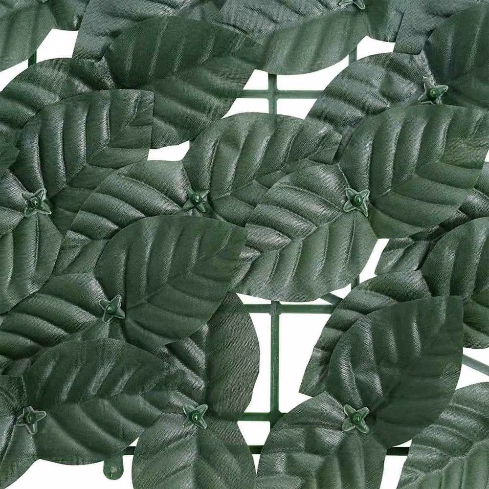 Berkfield Home Semi-Transparent Artificial Hedge Balcony Screen with Dark Green Leaves, W: 300 cm, H: 150 cm – 3