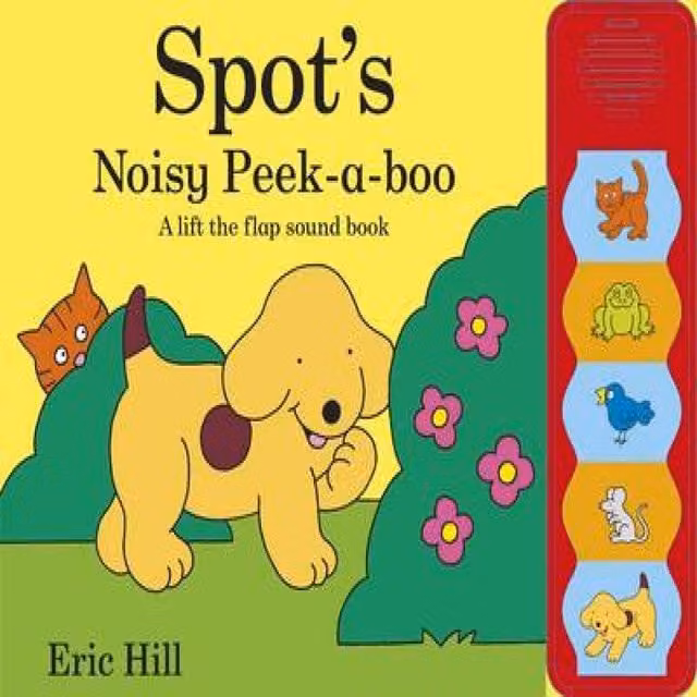 Eric Hill Spot's Noisy Peek-a-boo Multicolour Hardback Paper Book