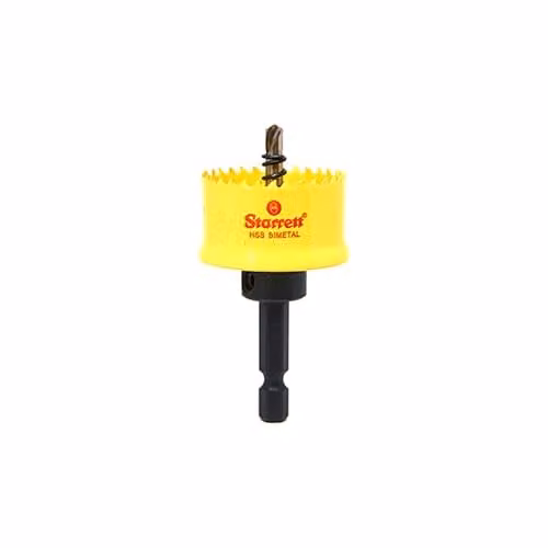 Starrett CSC32 Bimetal Smooth Cutting Hole Saw, 32mm, Yellow and Black – 1