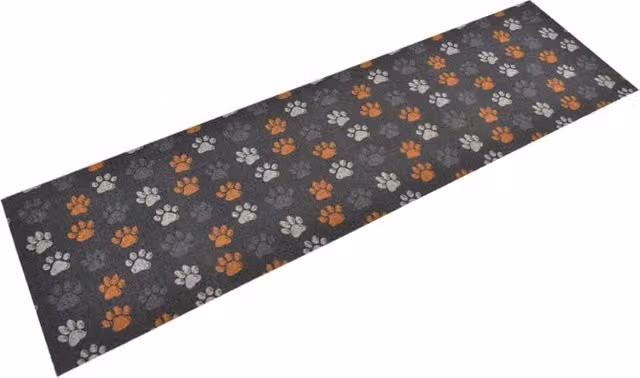 Berkfield Home Washable Paws Kitchen Rug, Grey and Multicolour, W: 45 cm, L: 150 cm – 1