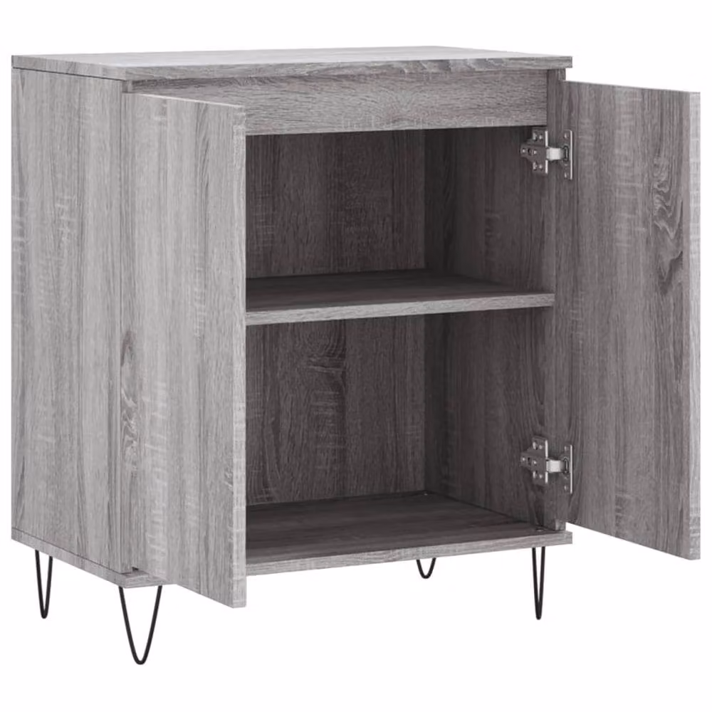 Berkfield Home Sonoma Grey Sideboard in Engineered Wood, W/D/H: 60 x 35 x 70 cm – 2