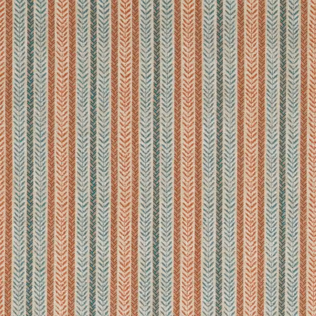 iLiv Picot Fabric Henna in Orange and Multicolour