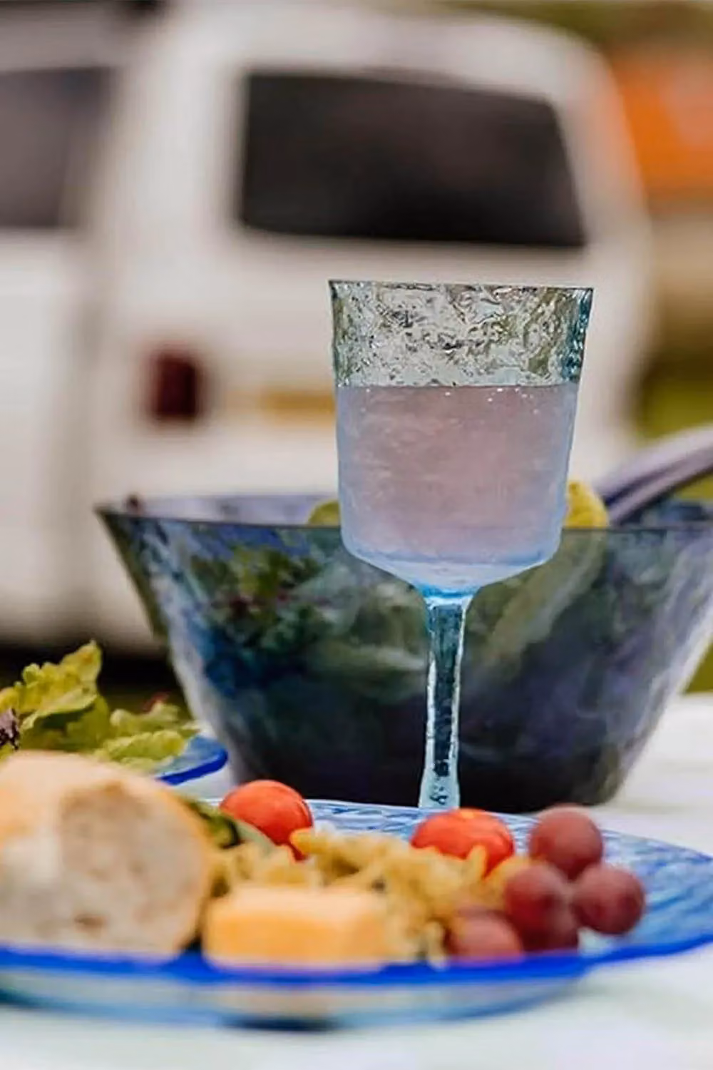 Bayside Set of 13 Lulworth Blue Acrylic Wine Glasses – 2