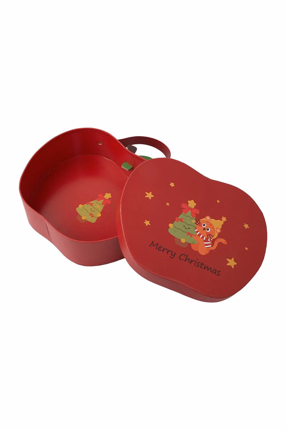 Living and Home Red and Gold Christmas Apple-shaped Paper Gift Decoration – 2