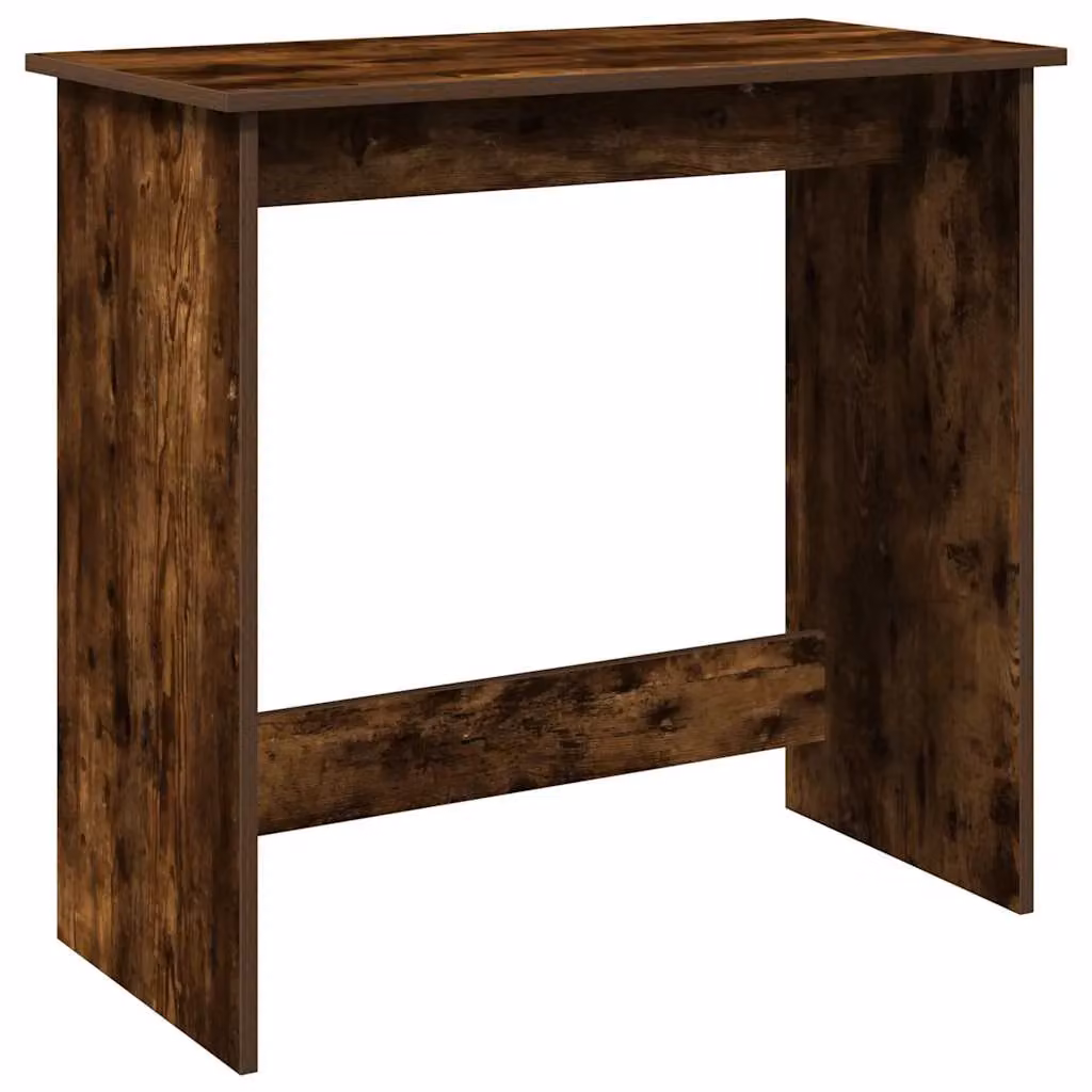 Berkfield Writing Desk in Smoked Oak Brown, W/D/H: 80 x 40 x 75 cm – 2