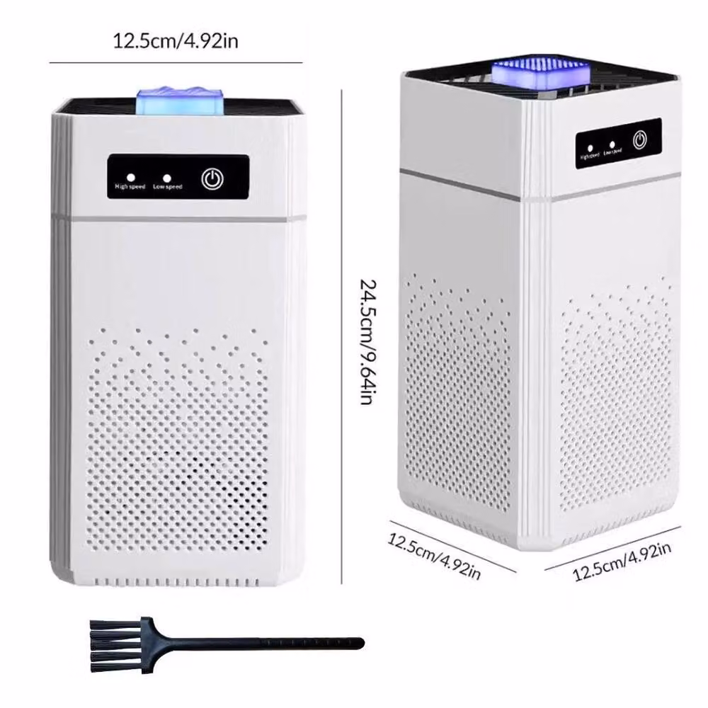 KORVIXA Mini Desktop USB HEPA Air Purifier, White – 2