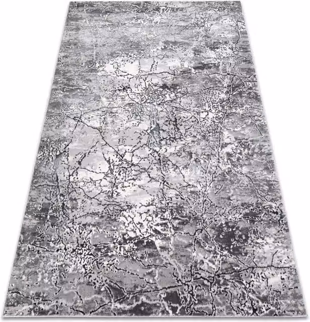 RugsX Allure Geometric Modern Grey Rug, W: 80 cm x L: 150 cm