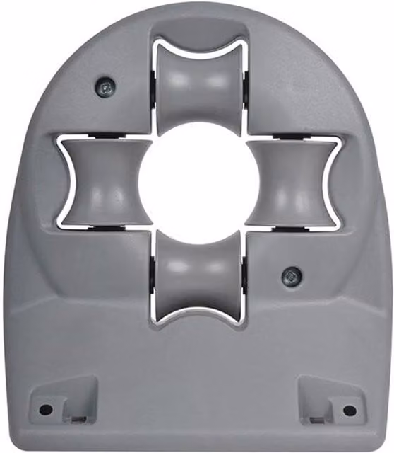 Hozelock 2392 Universal Hose Reel Guide and Corner Bracket, Grey and Multicolour Plastic, Wall-Mounted